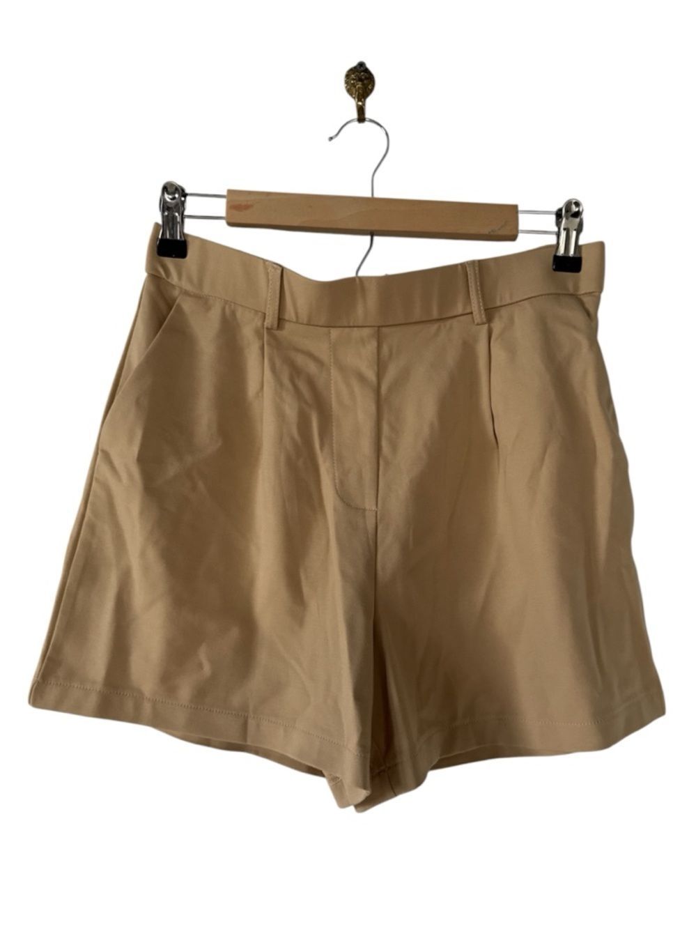 OGL Tan High-Waist Tailored Women's Shorts NWT